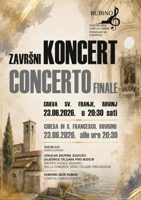 Završni koncert komornog zbora Rubino