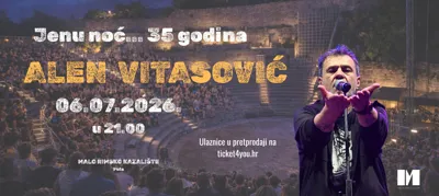 Alen Vitasović Jenu noć….35 godina karijere