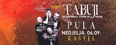 Tabuji Lajnap Stand Up Comedy Show @ Pula