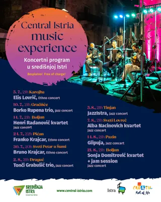 Central Istria Music Experience 2026