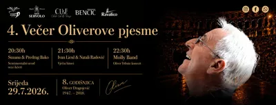 Večer Oliverove Pjesme - 8. godišnjica (29.7.2026.) od 20h