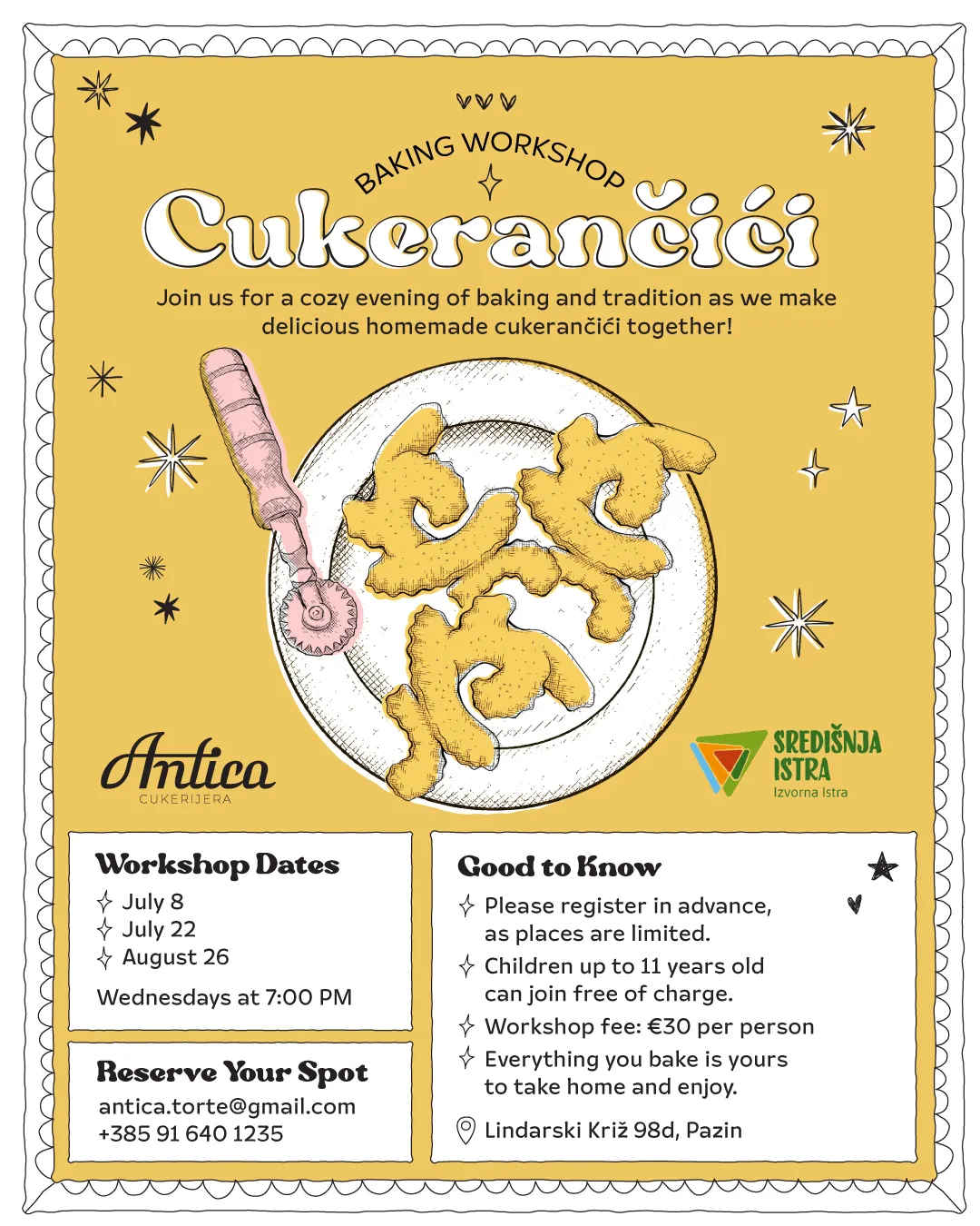 Radionica izrade pazinskog cukerančića