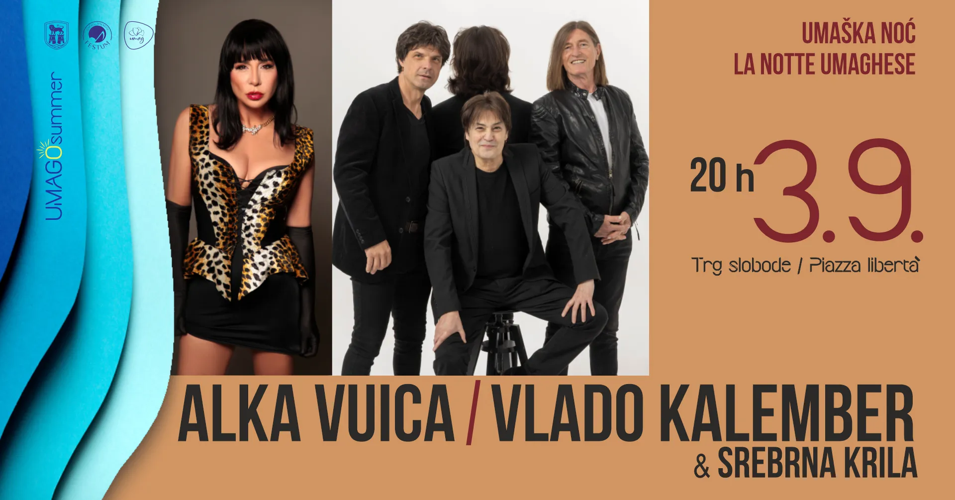 Umaška noć: ALKA VUICA, VLADO KALEMBER & SREBRNA KRILA