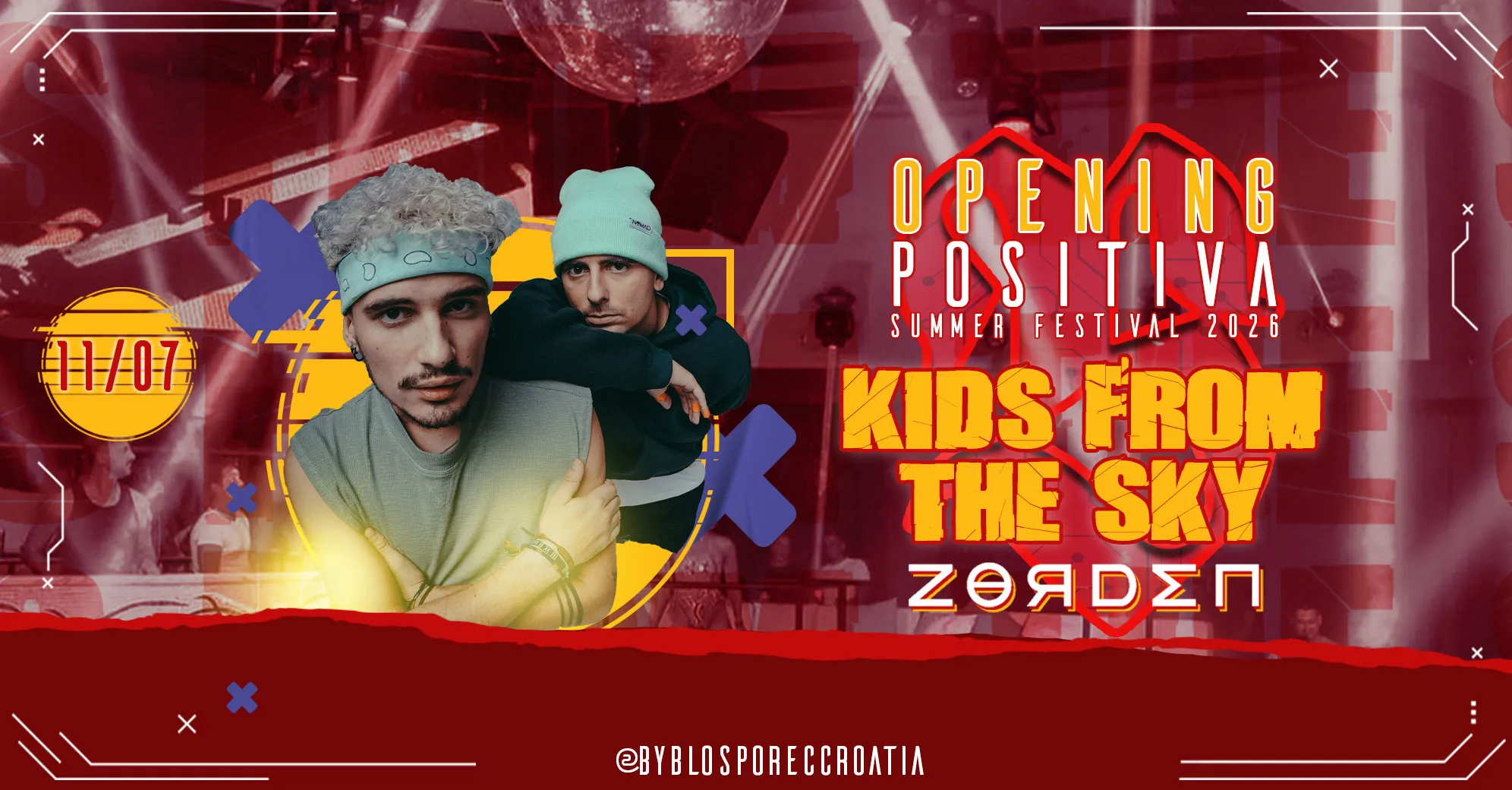OPENING POSITIVA SUMMER FESTIVAL w/ KIDS FROM THE SKY