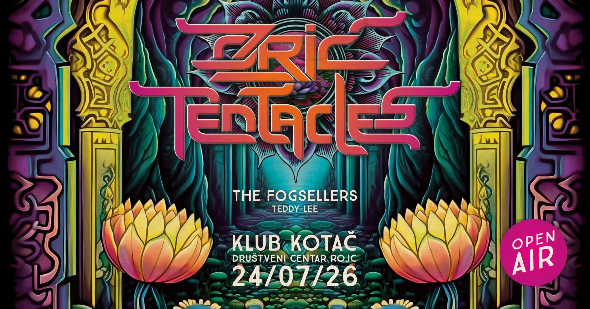 OZRIC TENTACLES - OPEN AIR KOTAČ
