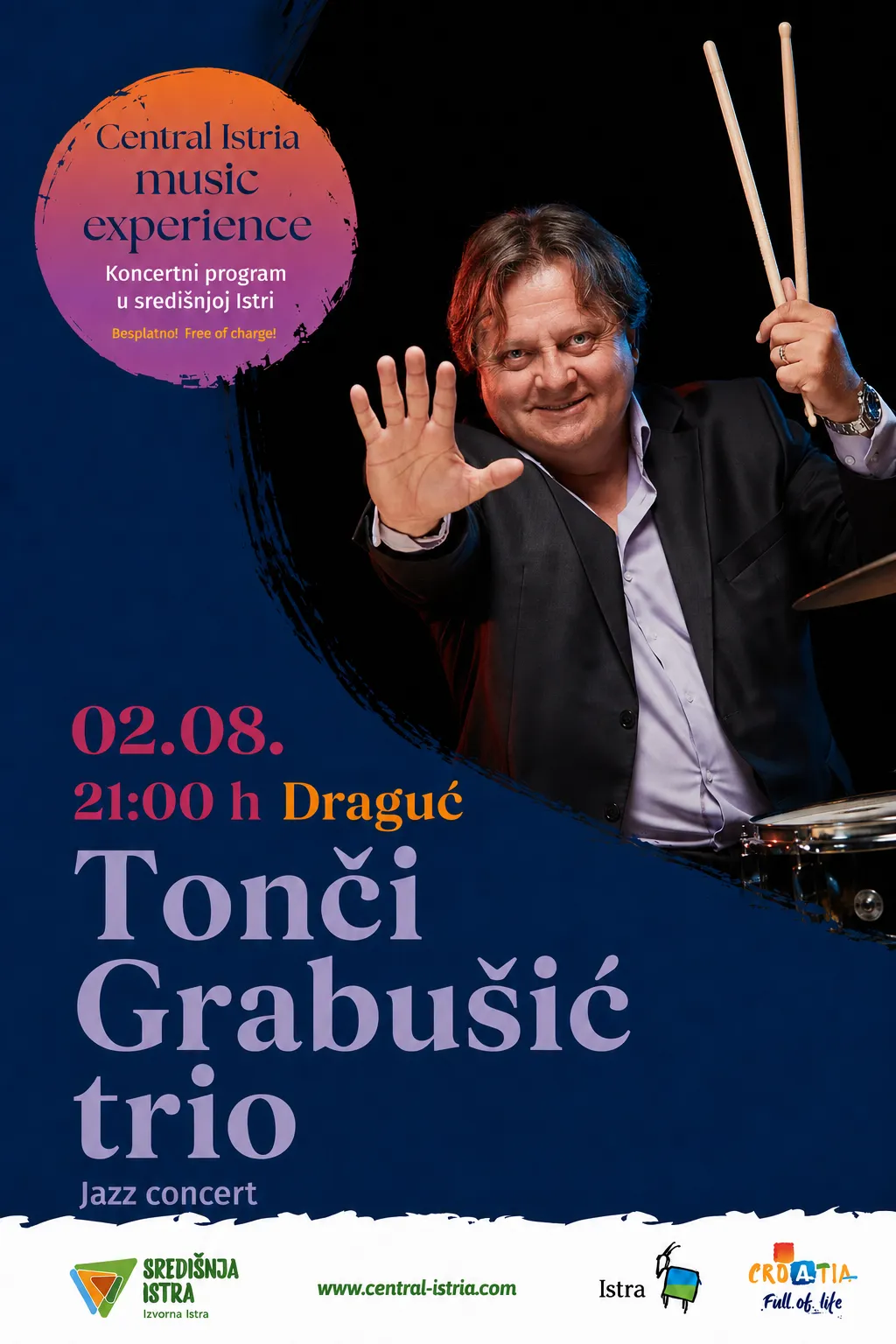 Central Istria Music Experience: TONČI GRABUŠIĆ TRIO