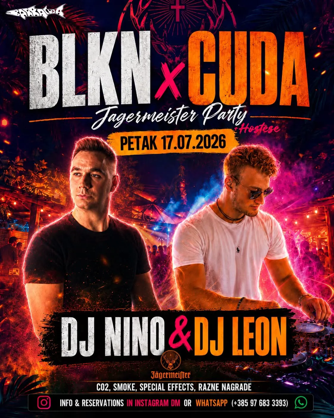 BLKN x CUDA - Jägermeister Party
