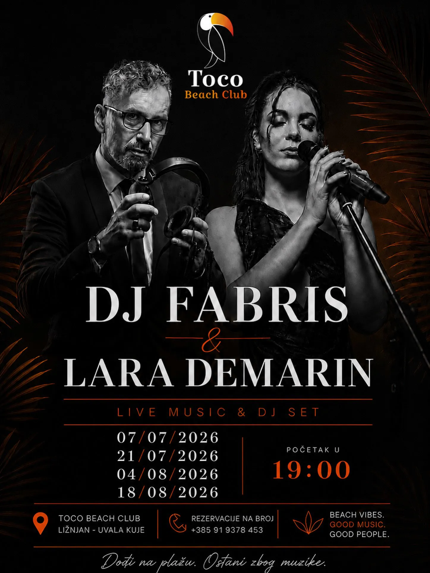 DJ Fabris & Lara Demarin - Live Music & DJ Set