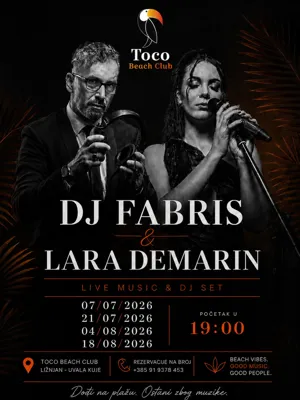 DJ Fabris & Lara Demarin - Live Music & DJ Set