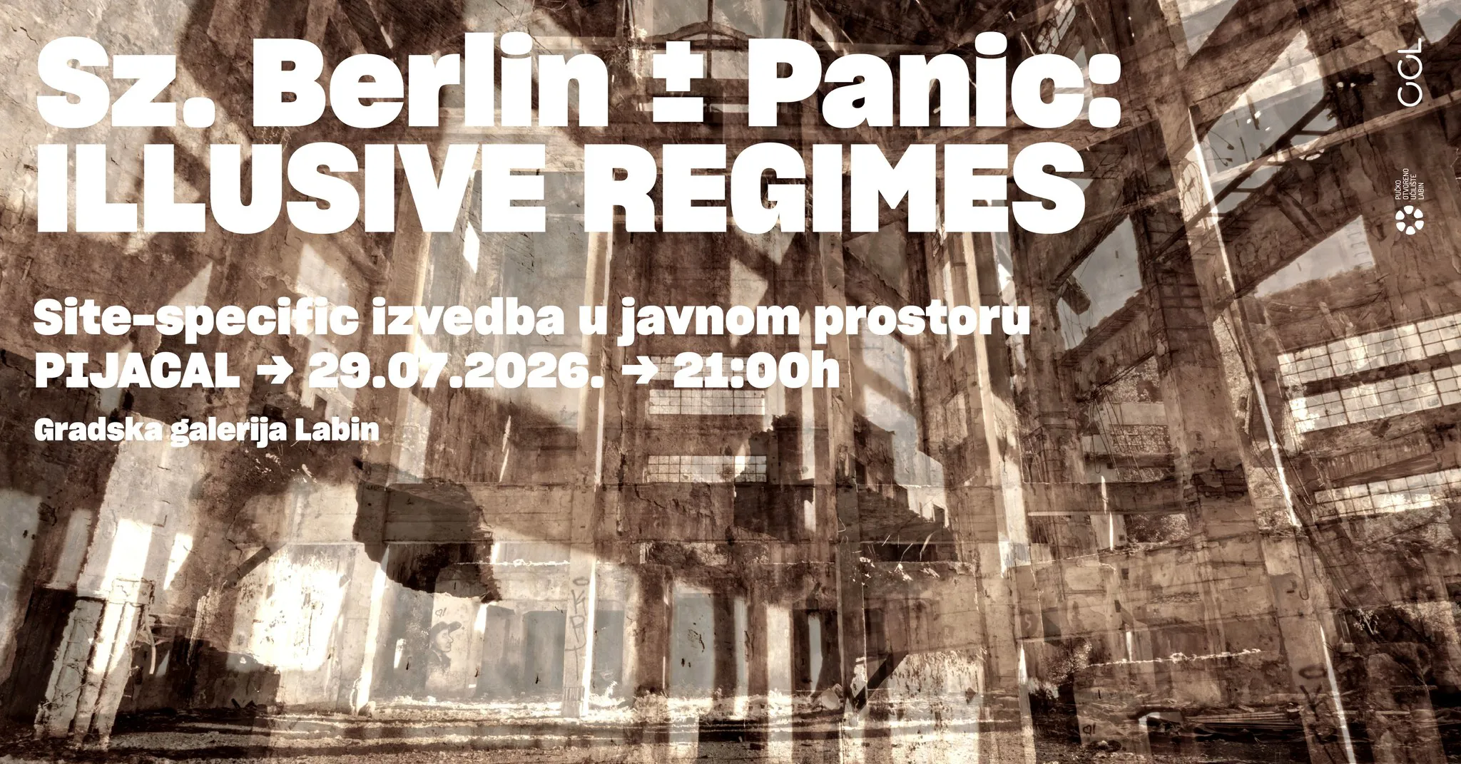 Predstavljanje multimedijalnog projekta "Illusive regimes" kolektiva Sz. Berlin ± Panic
