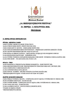 14. Srednjovjekovni festival