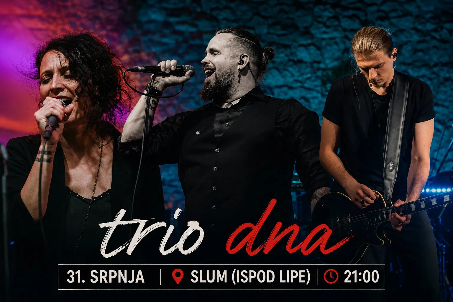 Glazbena večer u Slumu uz Trio DNA