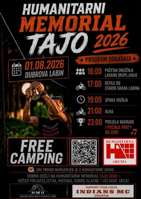 Humanitarni Memorial Tajo 2026