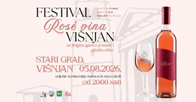 Festival rosé vina u Višnjanu 5. kolovoza 2026.
