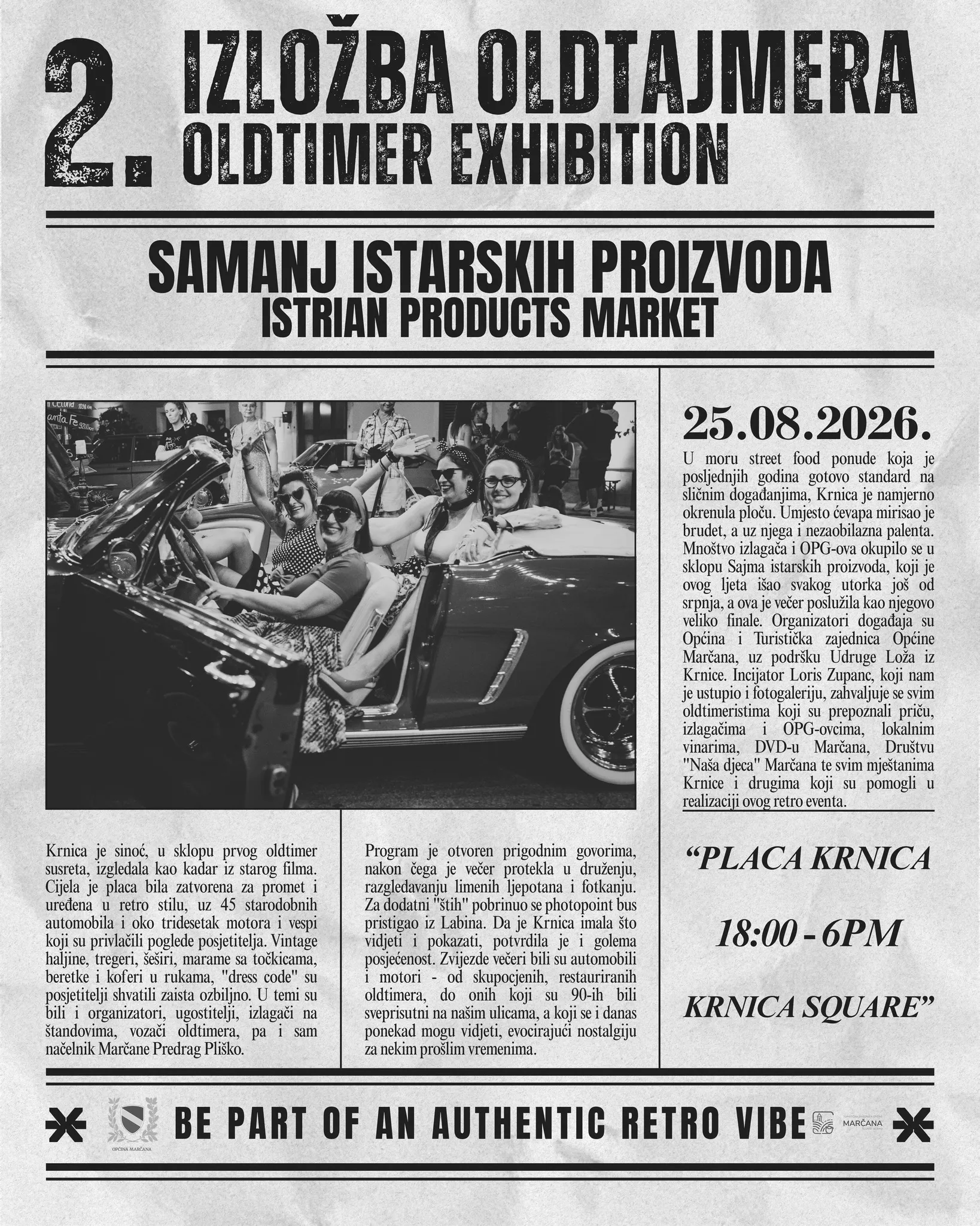 2. IZLOŽBA OLDTIMERA