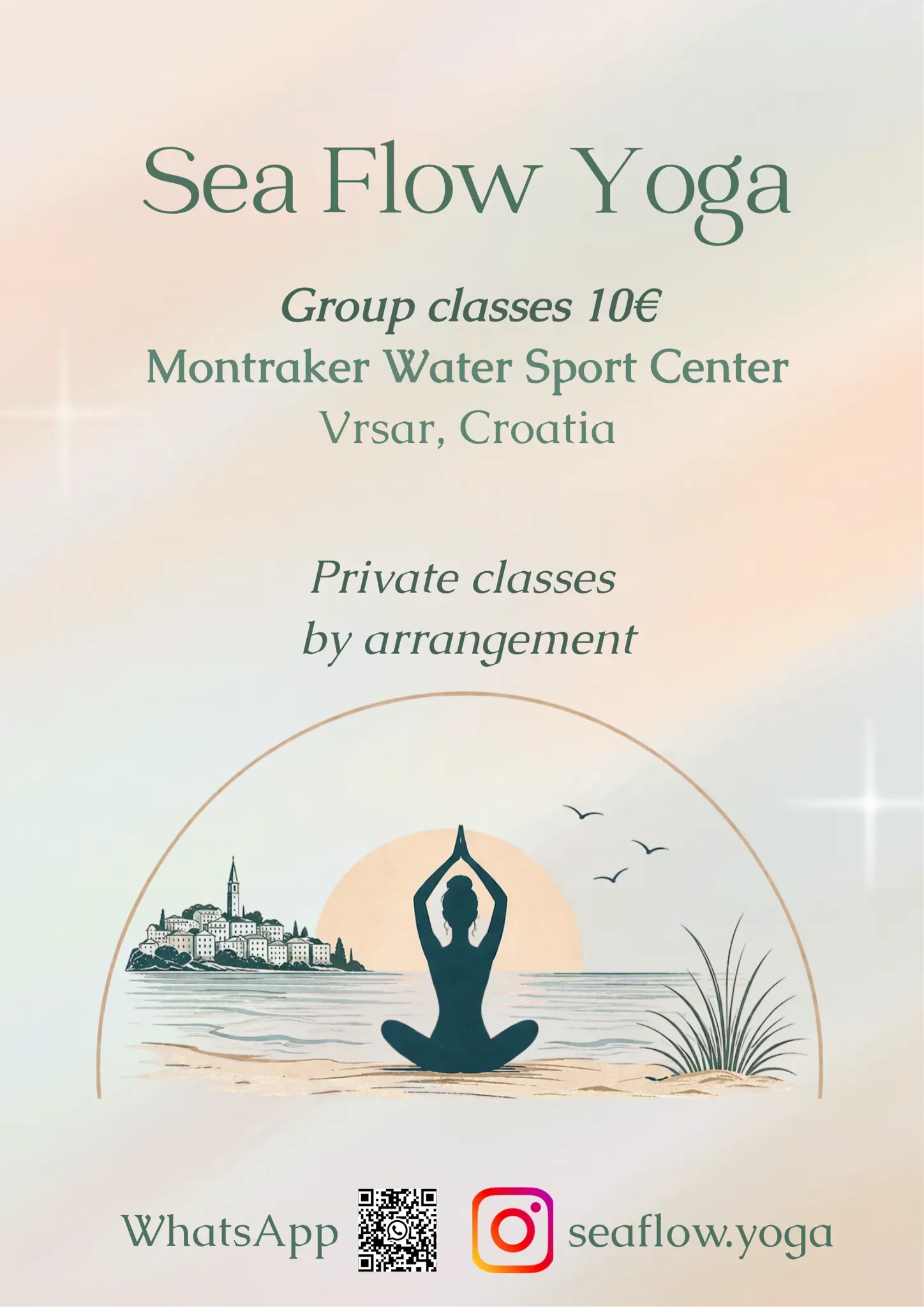 Yoga in Vrsar with Maria Eliza (utorkom)