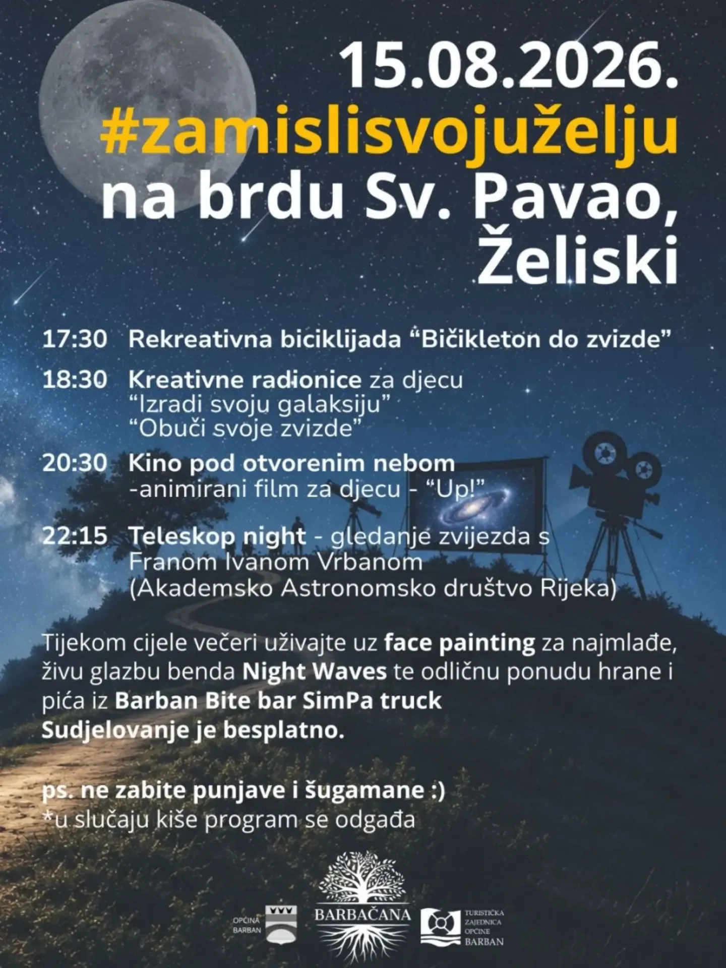 Zamisli svoju želju na brdu Sv. Pavao