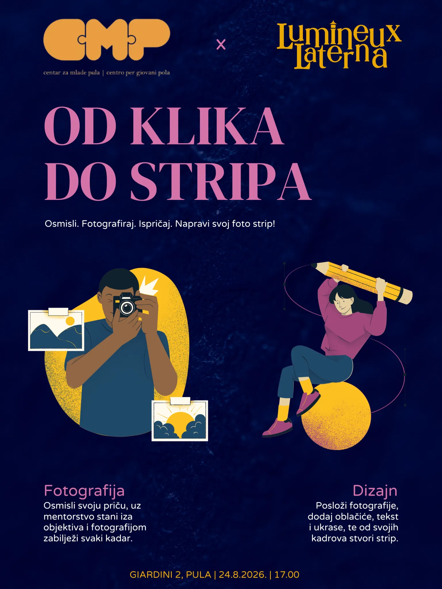 Od klika do stripa