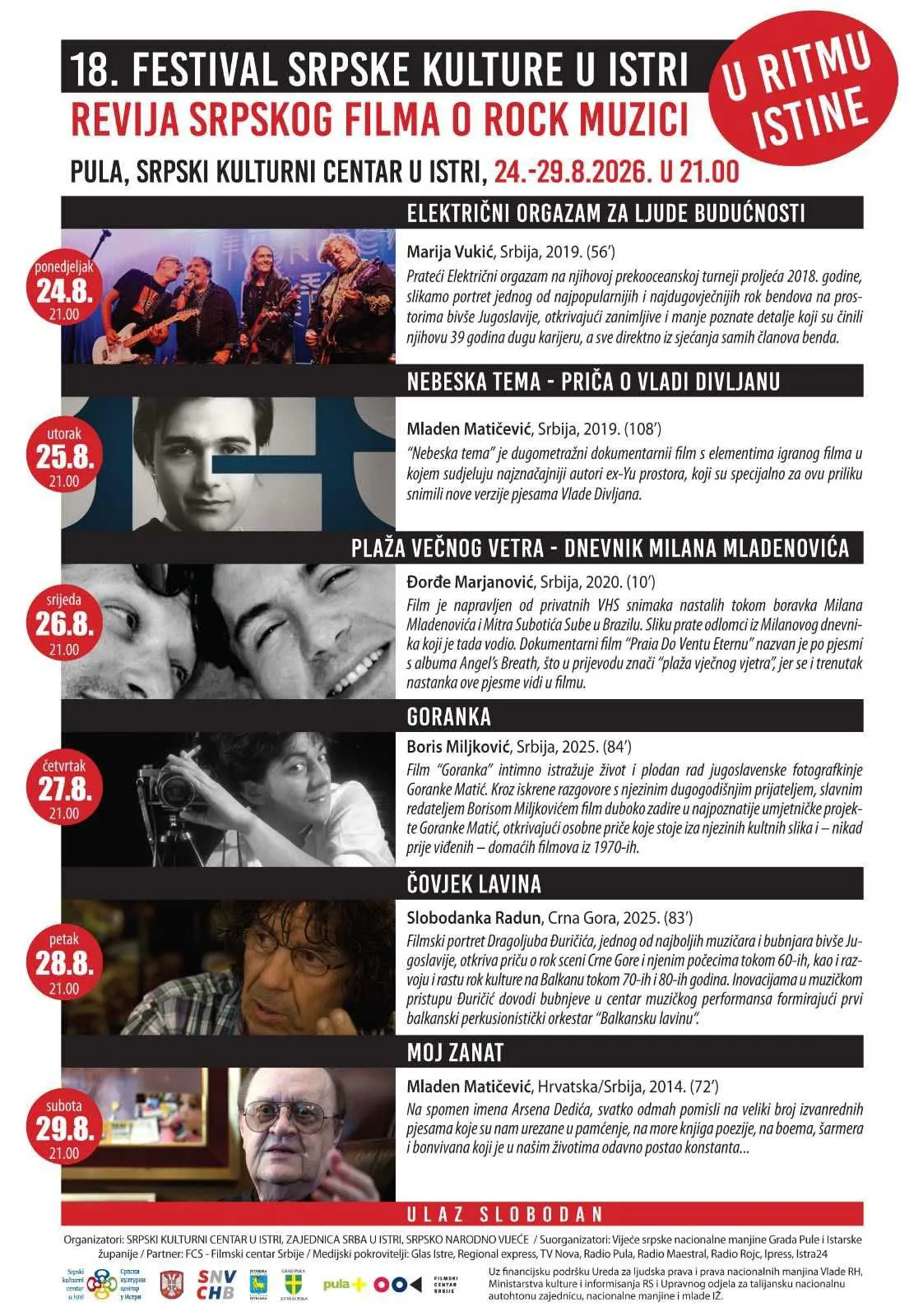 18. FESTIVAL SRPSKE KULTURE U ISTRI