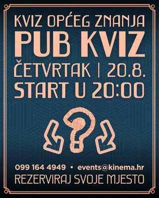 Pub kviz u Kinemi