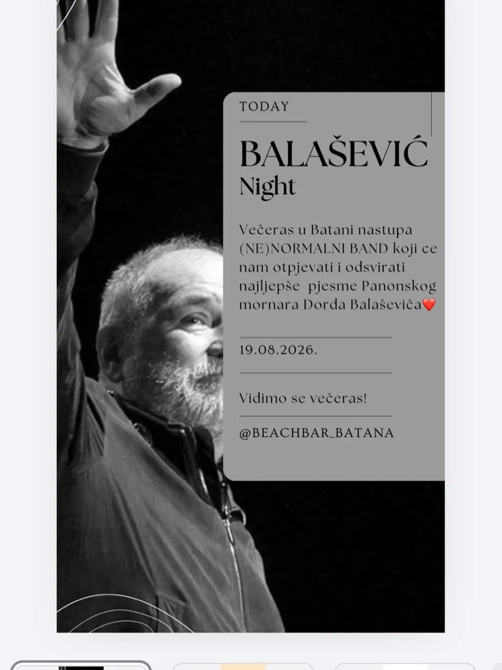 Balašević Night