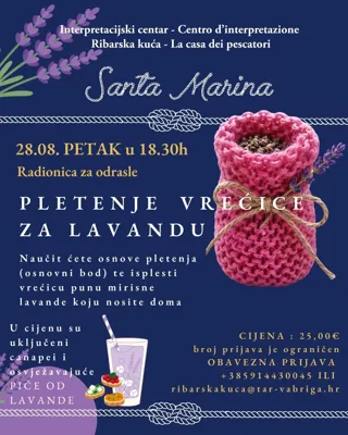 Pletenje vrećice za lavandu