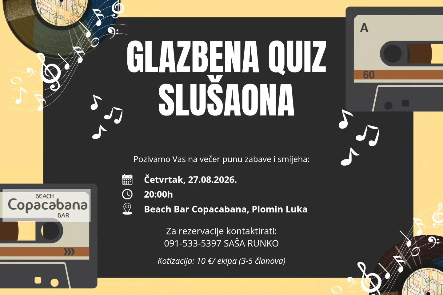 Glazbena Quiz Slušaona