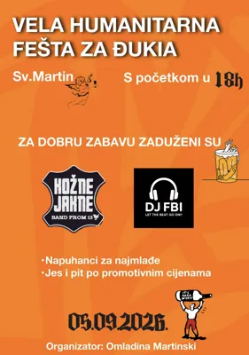 Vela humanitarna fešta za Đukia