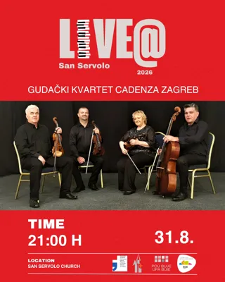Gudački kvartet Cadenza Zagreb - Live@San Servolo 2026
