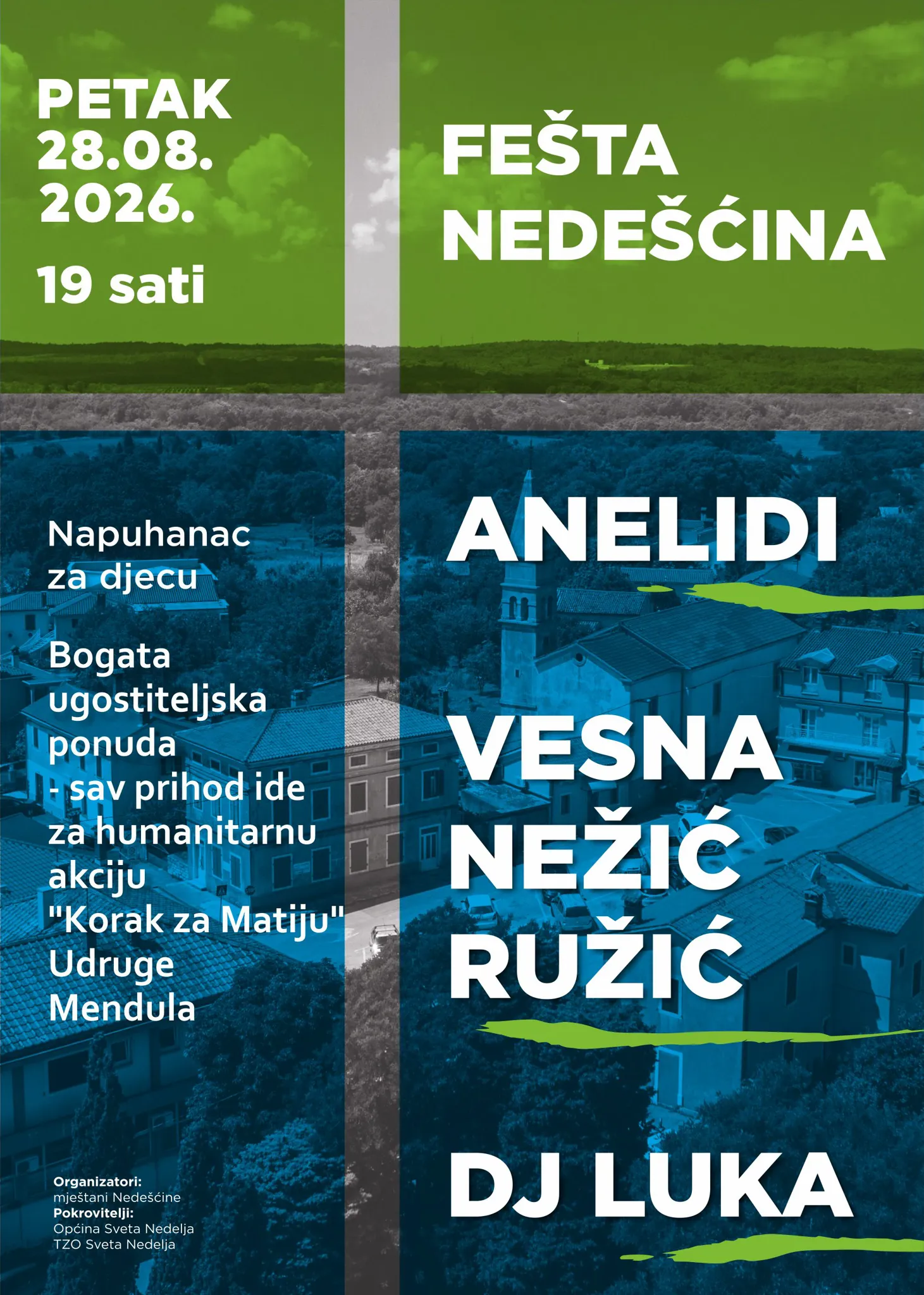 Fešta u Nedešćini – sav prihod ide za Matiju