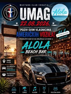 Mustang Club Croatia - Umag - Druženje vlasnika ameročkih vozila