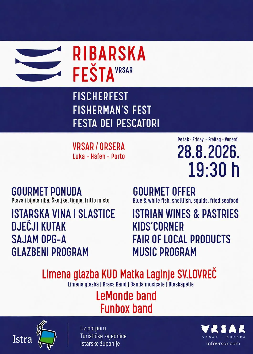 Ribarska fešta 2026