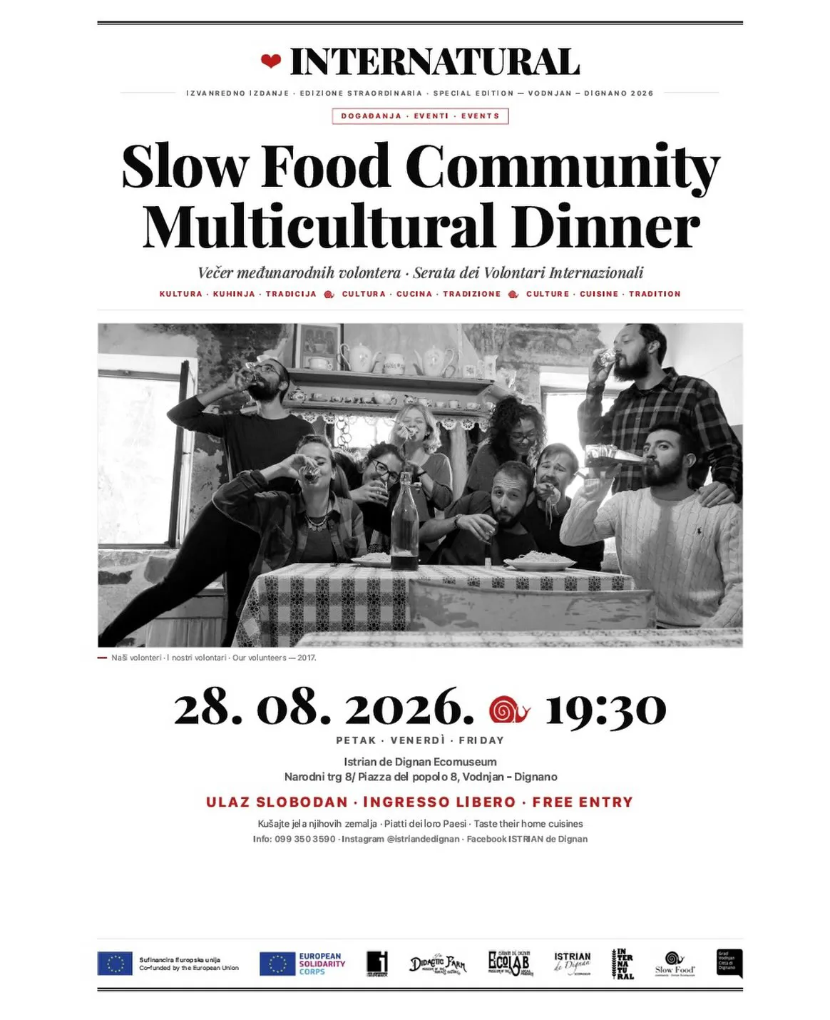 Slow Food Community Multicultural Dinner