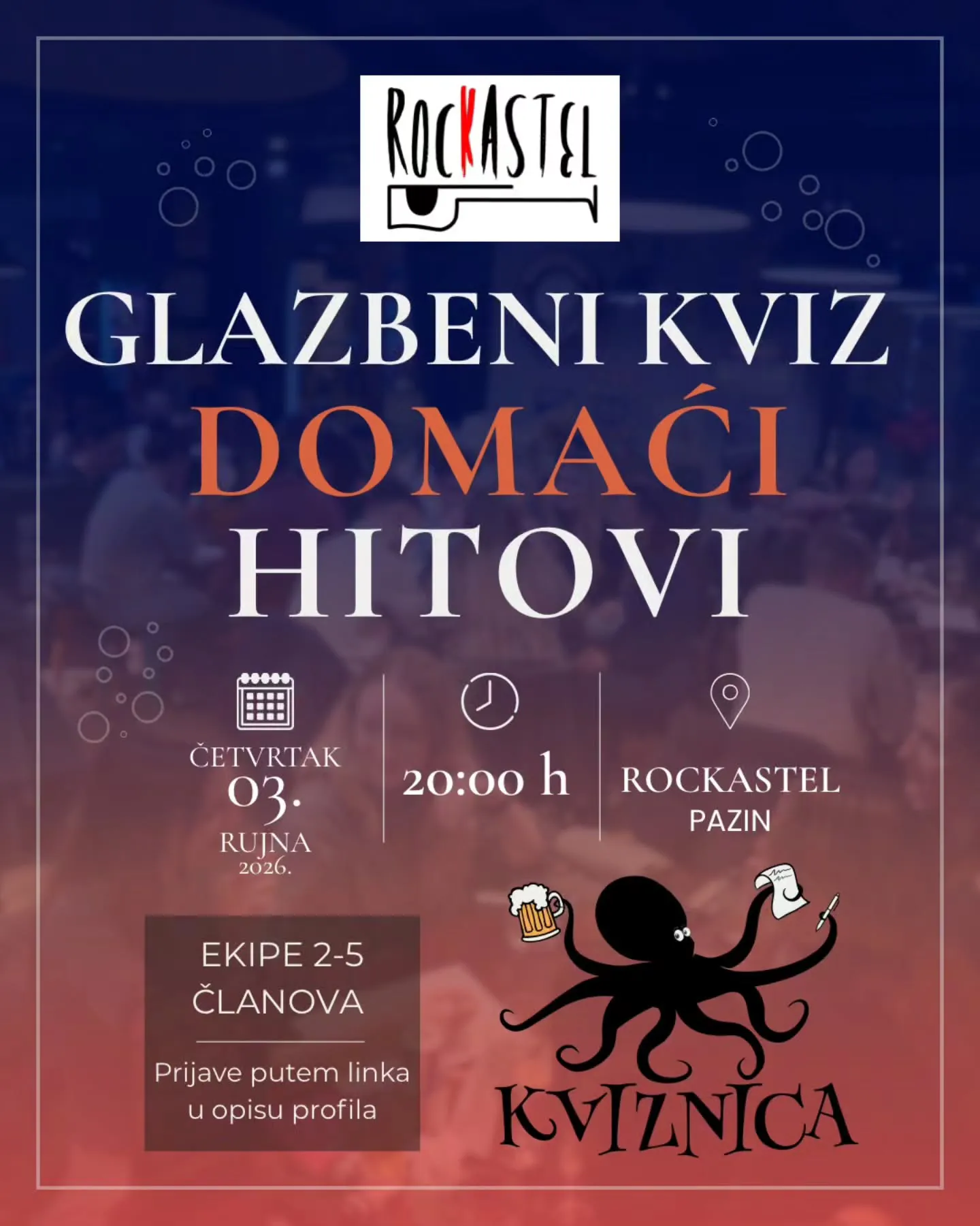 Glazbeni kviz domaćih hitova