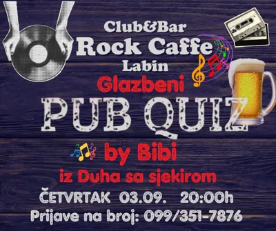 Glazbeni Pub Quiz by Bibi
