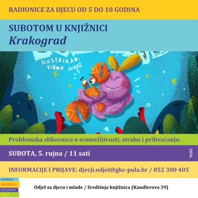 Subotom u knjižnici: Krakograd