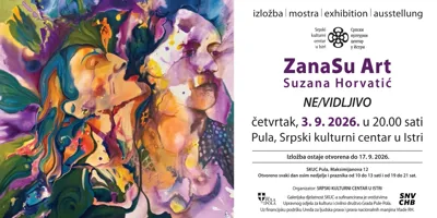 Samostalna izložba „NE/VIDLJIVO“ umjetnice ZanaSu Art