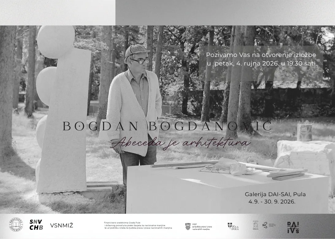 Izložba minijatura Bogdana Bogdanovića: Abeceda je arhitektura