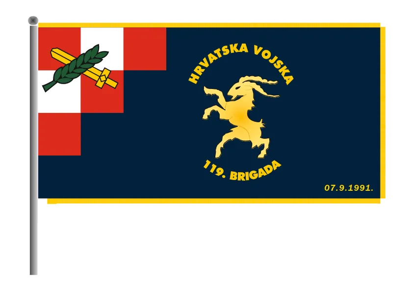 Obilježavanje 35. obljetnice osnutka 119. brigade HV