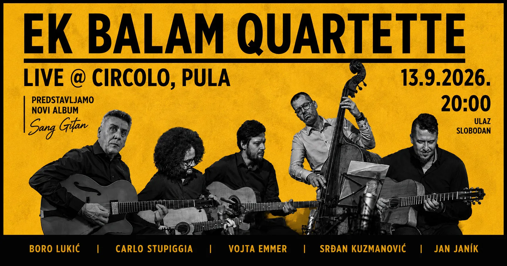 Ek Balam Quartette – Live @ Circolo, Pula