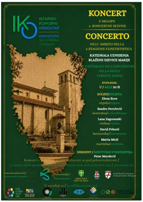 Koncert Istarskog komornog orkestra u sklopu 2. Koncertne sezone