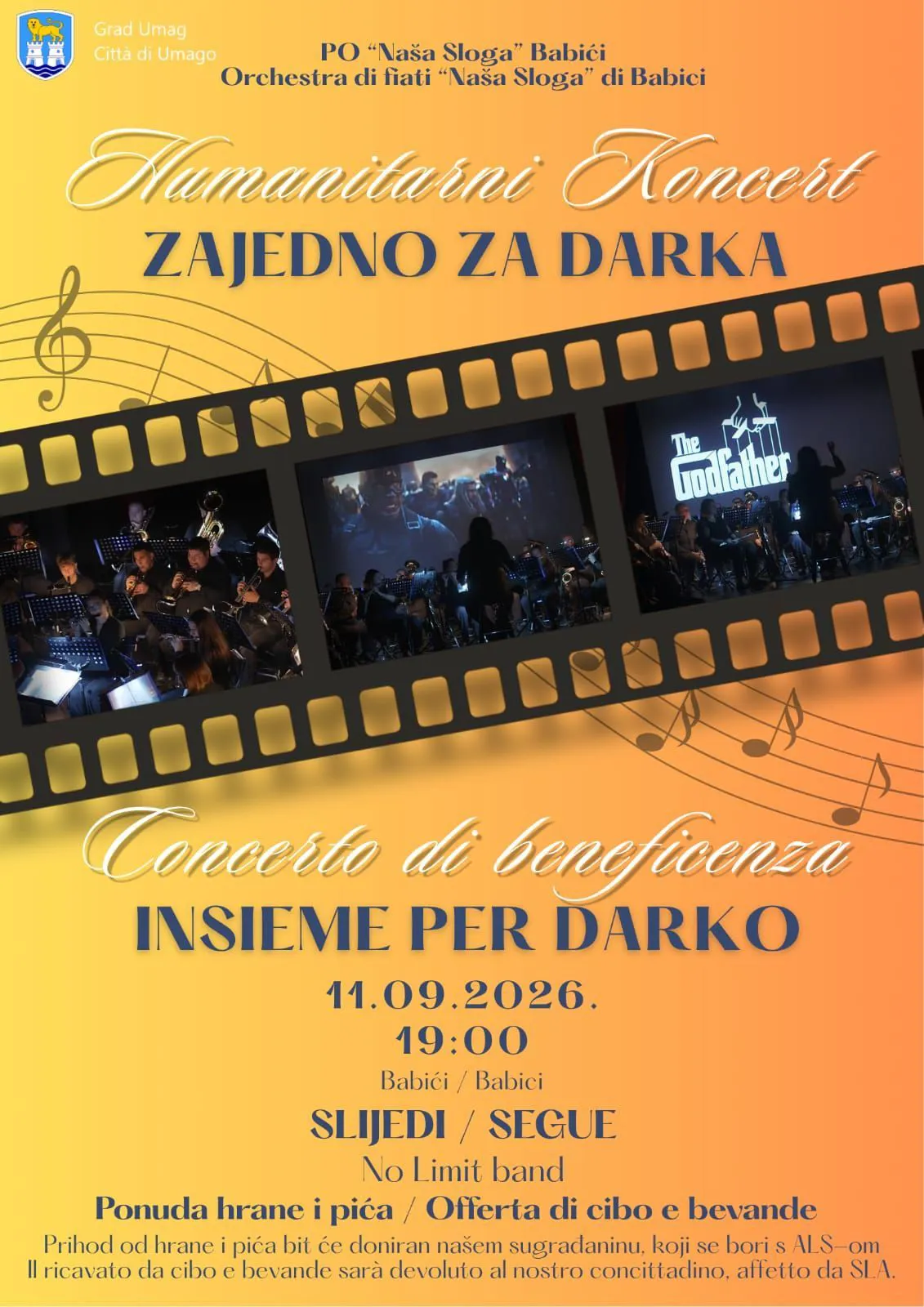 Humanitarni concert: Zajedno za Darka