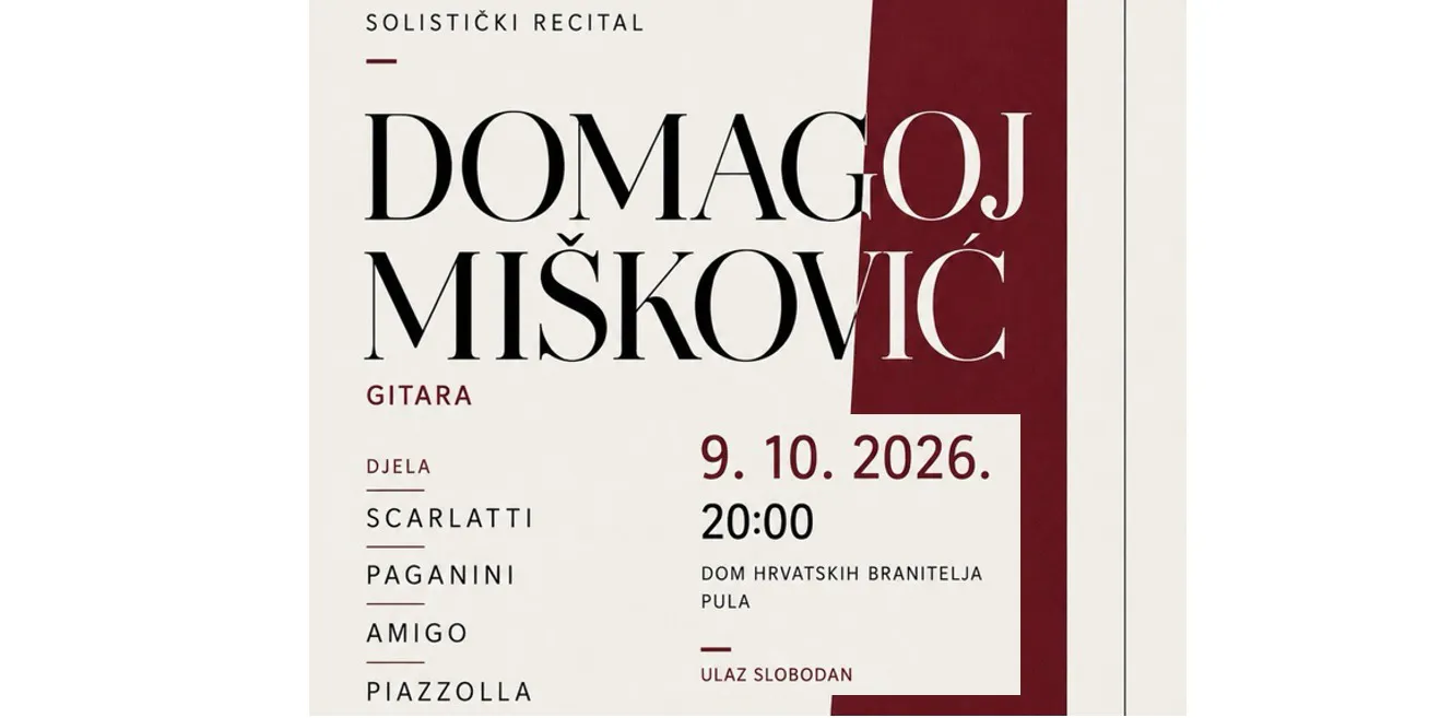 Domagoj Mišković - solistički recital