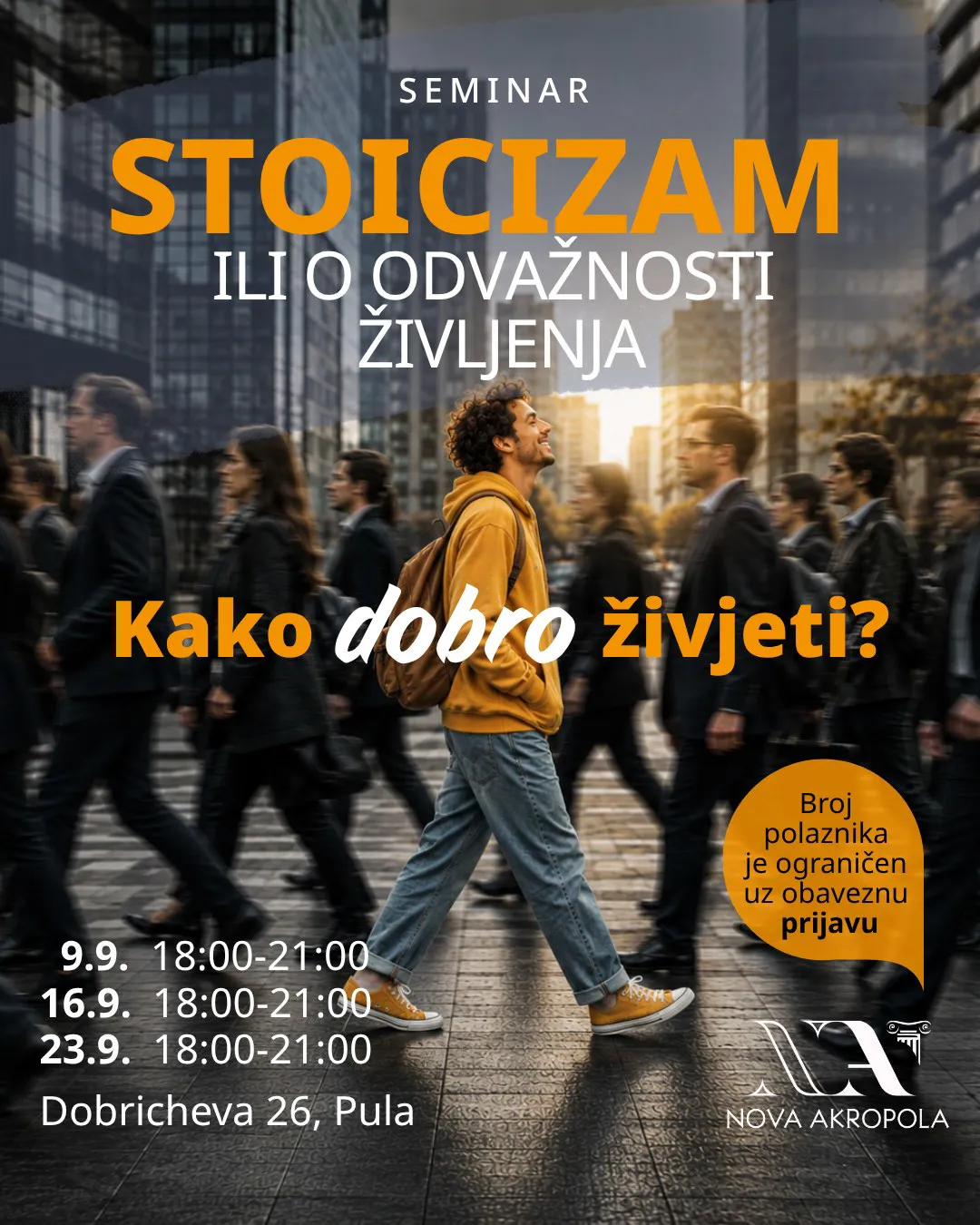Seminar: STOICIZAM – ili o odvažnosti življenja