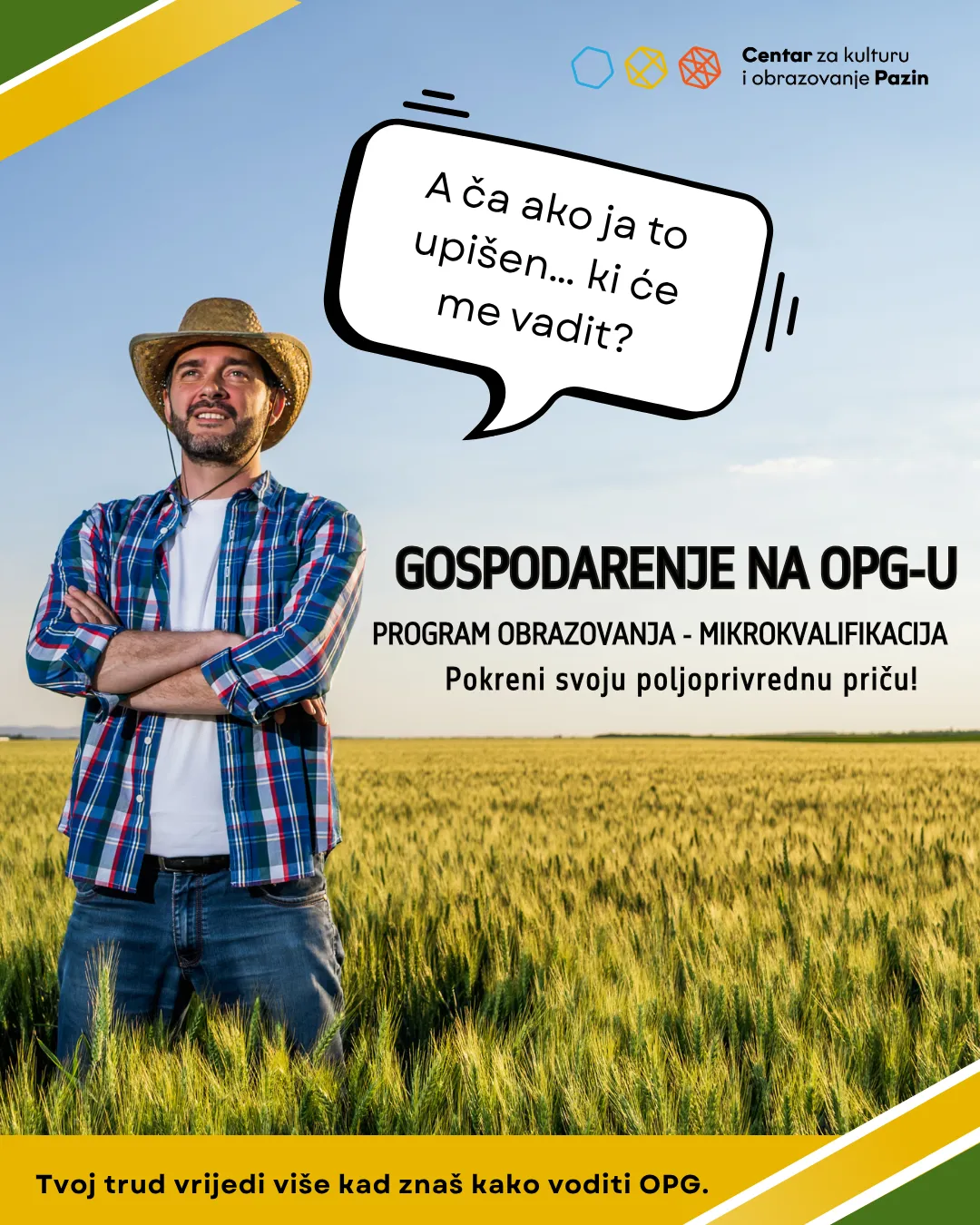 Upoznajte program i predavače: Gospodarenje na OPG-u