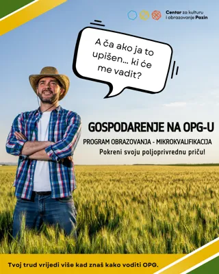 Upoznajte program i predavače: Gospodarenje na OPG-u