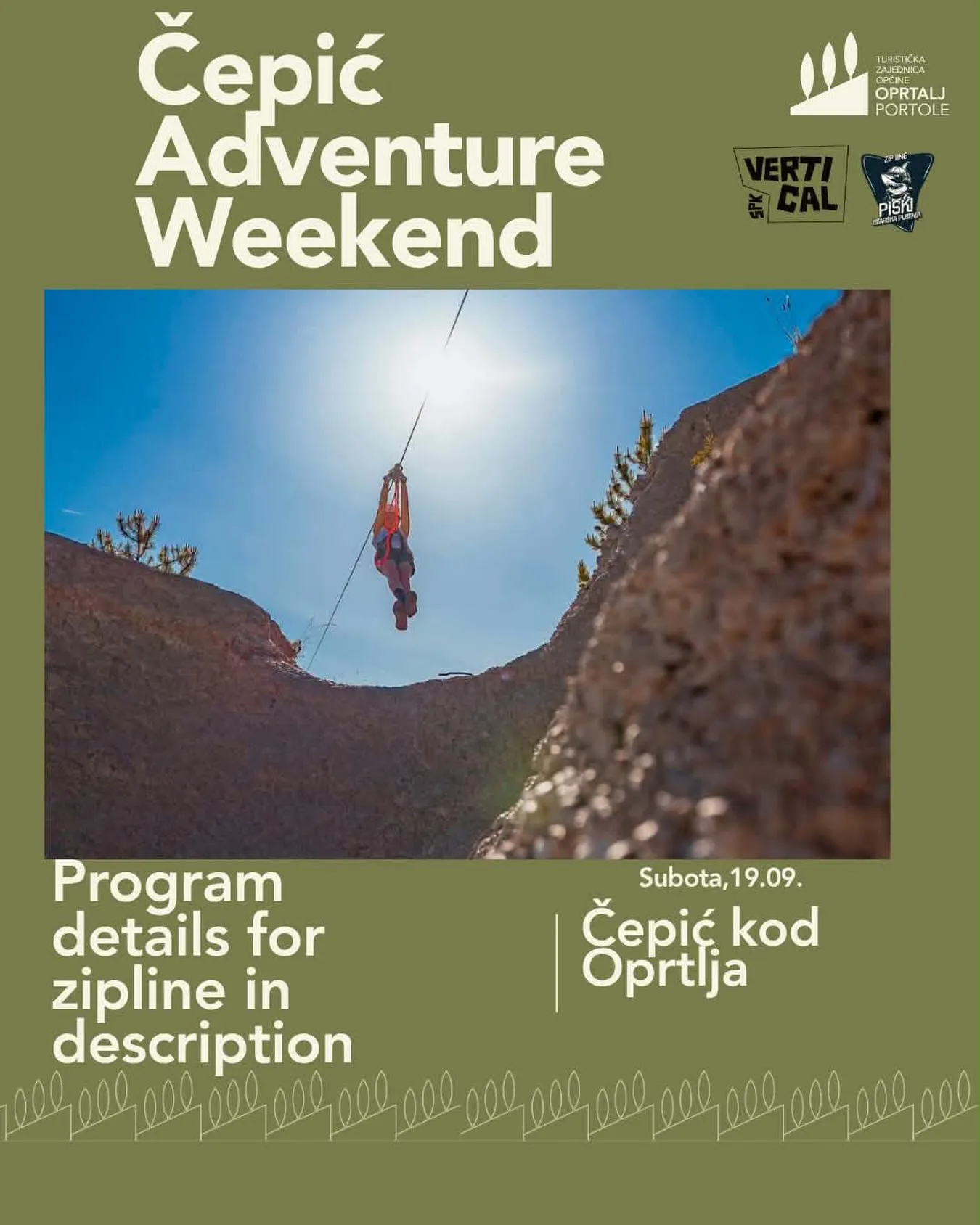 Adventure Weekend Čepić – Zipline