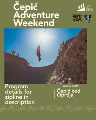 Adventure Weekend Čepić – Zipline