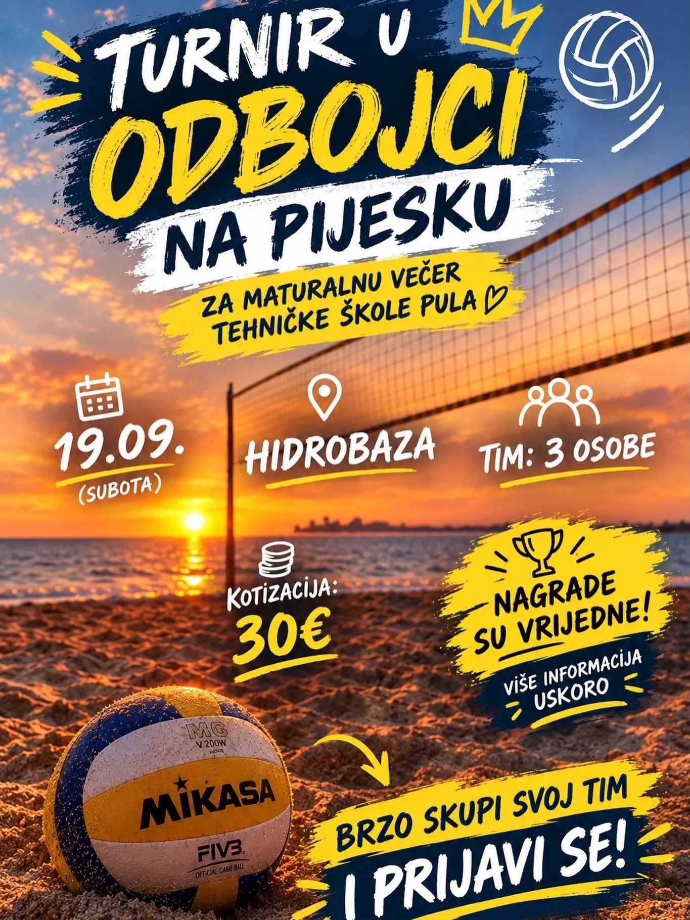 Turnir u odbojci na pijesku