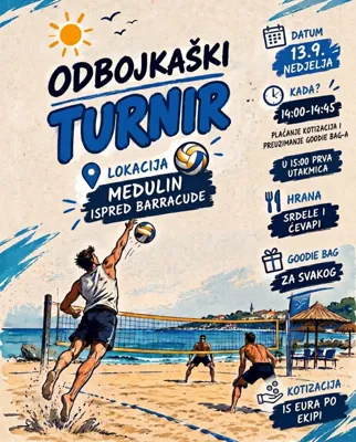 Odbojkaški turnir u Medulinu